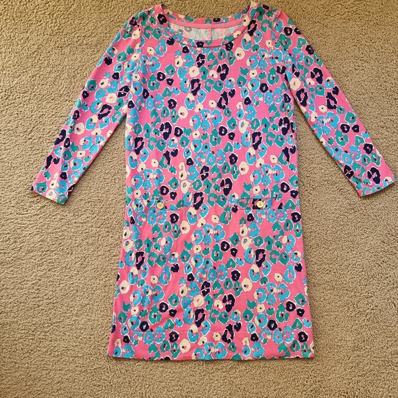 Lilly Pulitzer Pink/Blue Dress size Small. 100% Cotton - Picture 5 of 8
